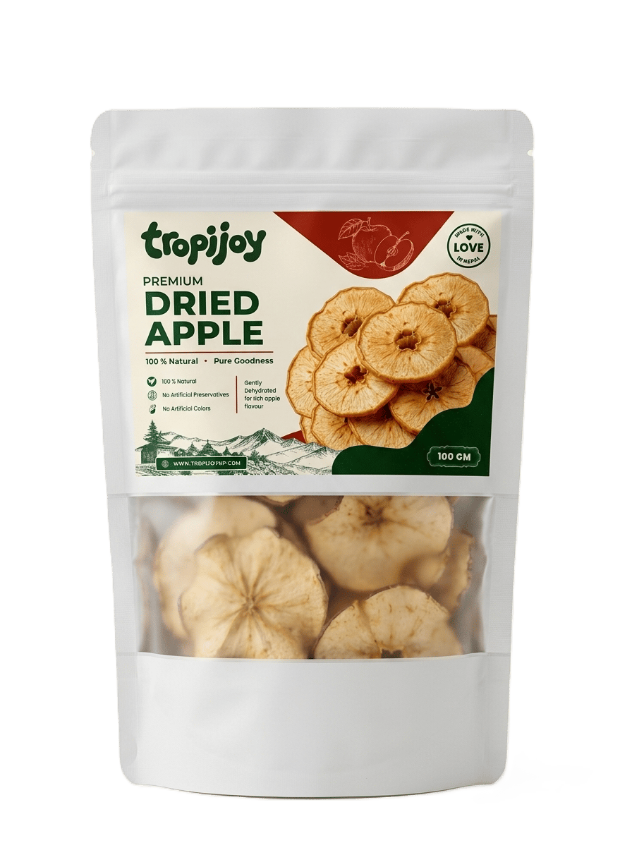 Tropijoy Apple packaging