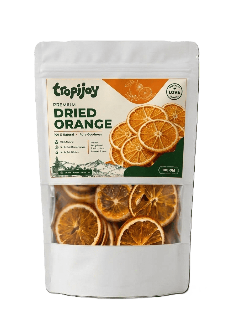 Tropijoy Orange packaging